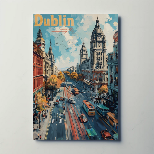 Vintage Poster - Dublin Grand Avenue