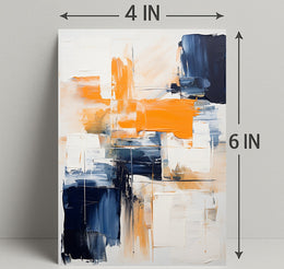 Abstract Color Harmony Abstract Poster