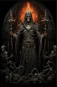 Dark Fantasy Sorcerer Gothic Art Poster Print