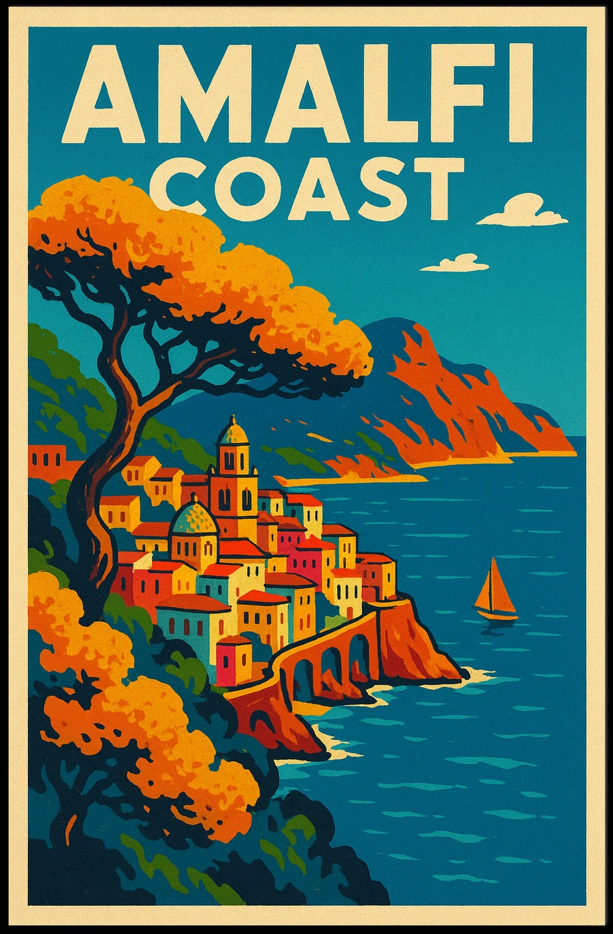 Amalfi Coast Poster