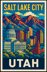 Salt Lake City Utah Poster