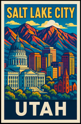 Salt Lake City Utah Poster
