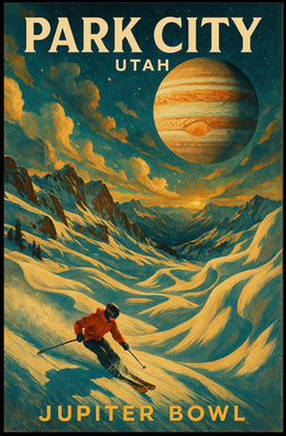 Park City, Utah Jupiter Bowl Poster
