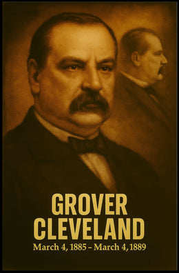 Grover Cleveland Presidential Term Poster