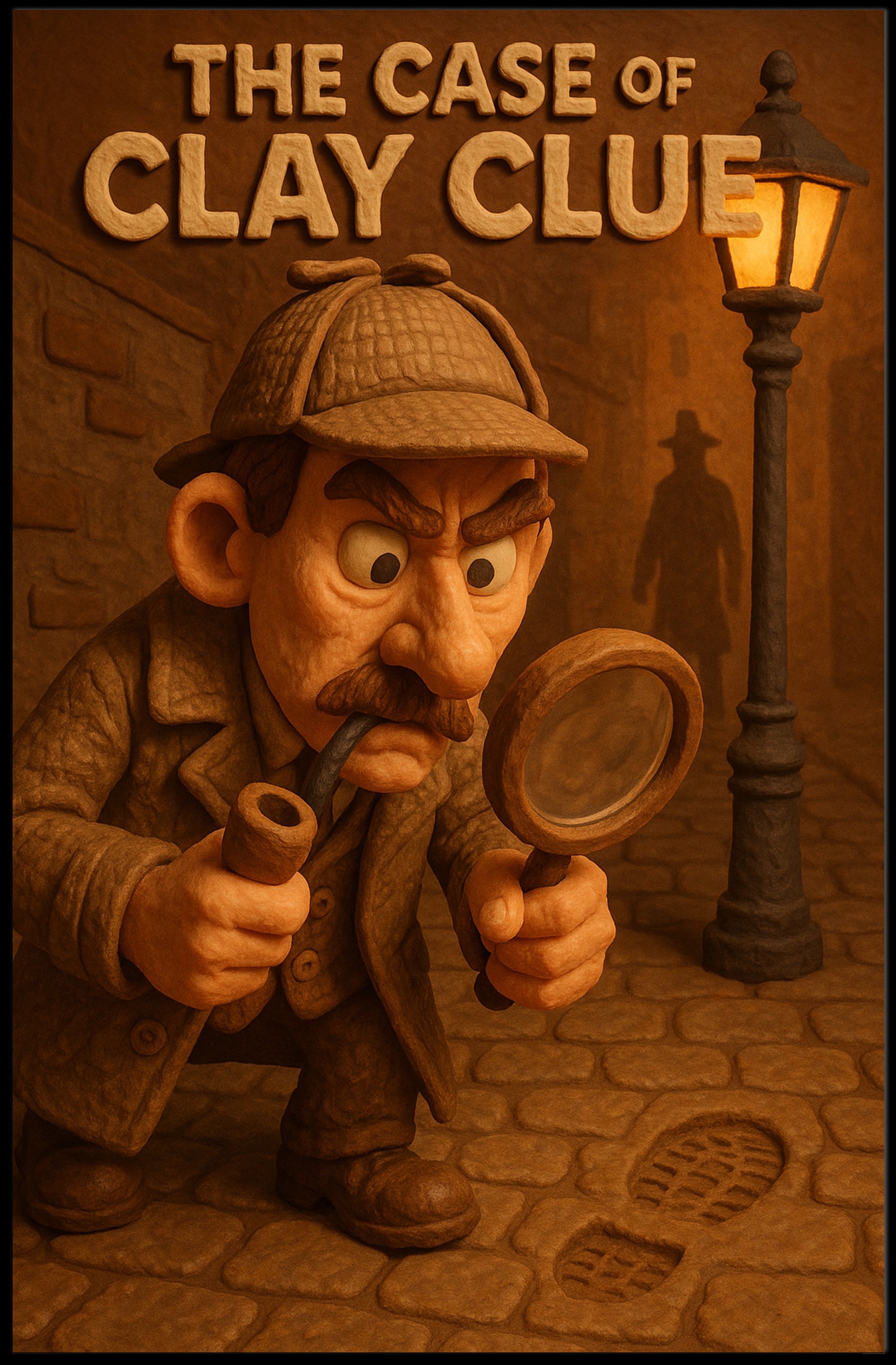 The Case of Clay Clue Art Print Decor PosterGoat