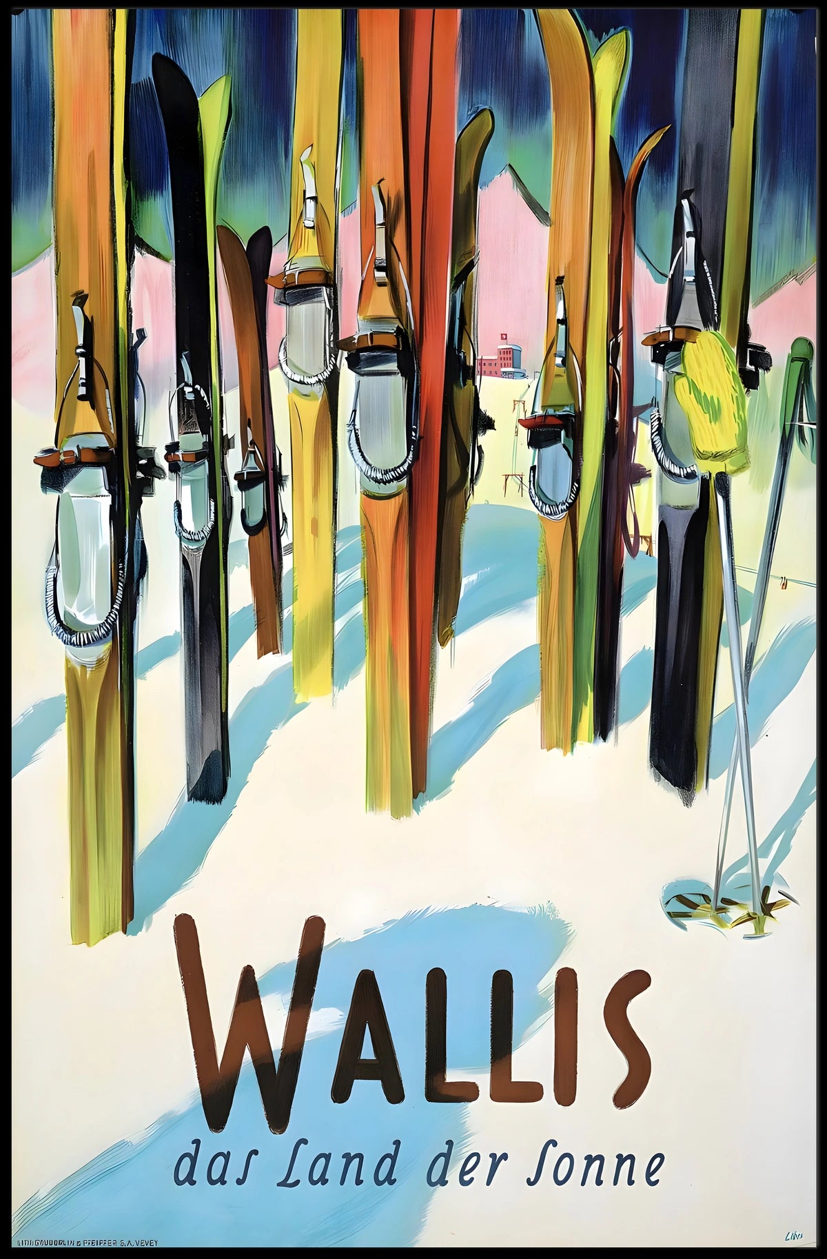 Wallis Das Land der Sonne Poster
