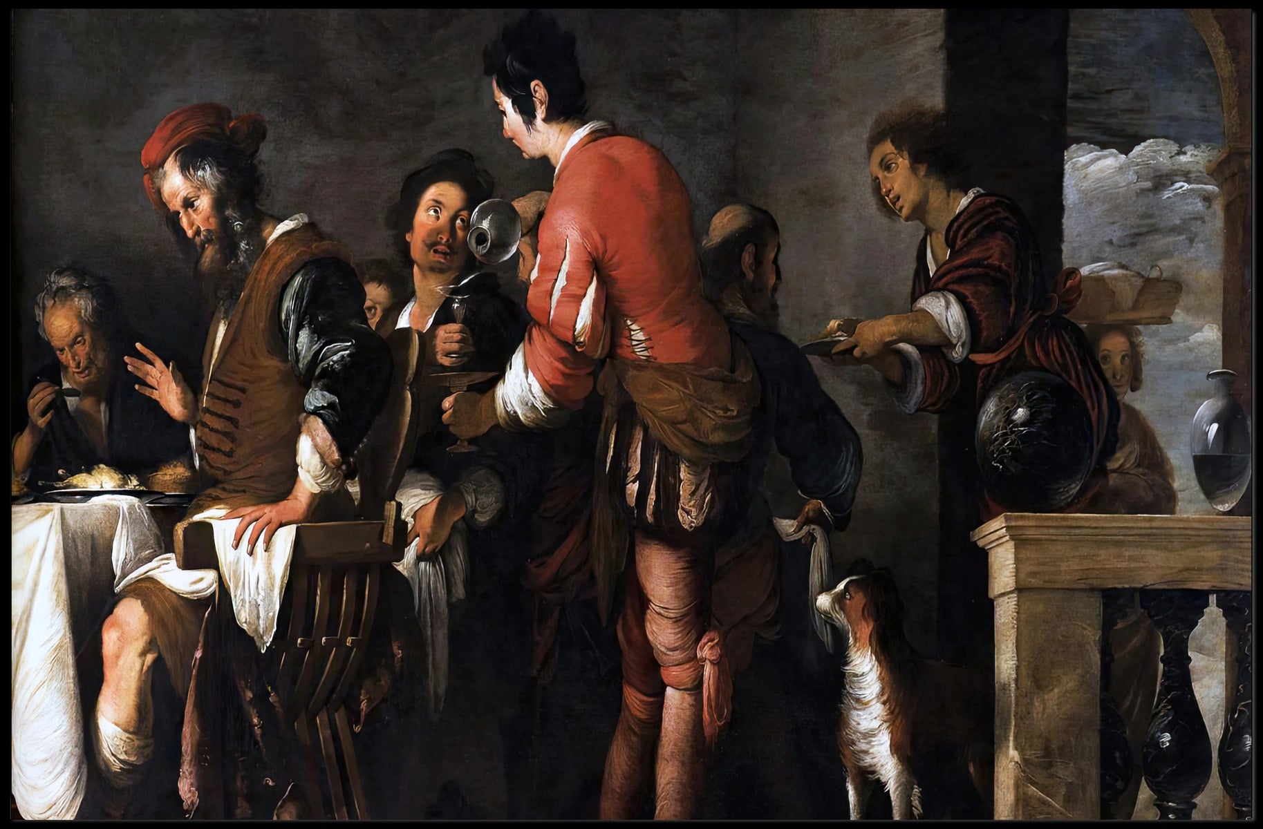 Renaissance Social Gathering Art Poster - Cultural or Heritage Poster