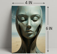 Ethereal Serenity In The Desert Poster