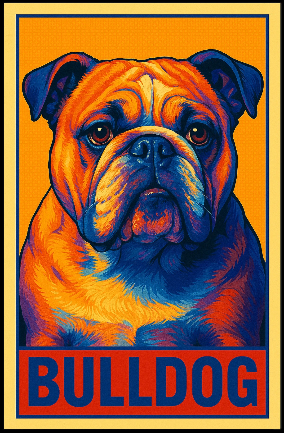 Bold Bulldog Bold Poster