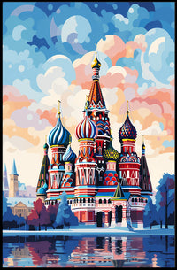 Saint Basil's Architectural Beauty Cultural or Heritage Poster