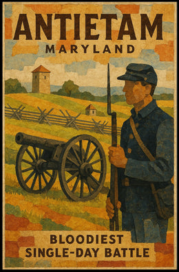 Antietam, Maryland Bloodiest Poster