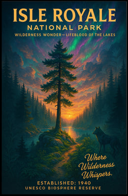 Isle Royale National Park Poster
