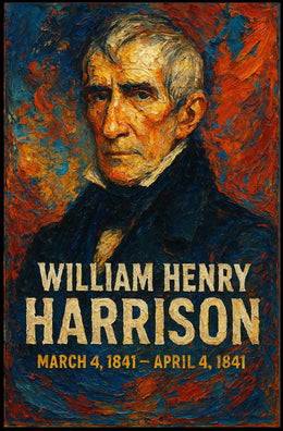William Henry Harrison Portrait Historical or Presidential Poster
