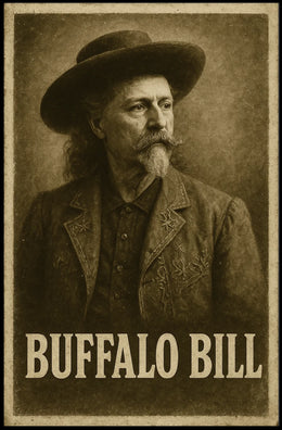 Buffalo Bill Iconic American Old West Cultural Heritage Poster