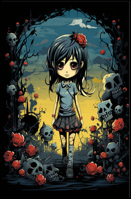 Gothic Garden Stroll Poster