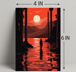 Sunset Reflection Poster
