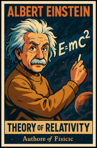 Albert Einstein Theory Of Relativity Poster