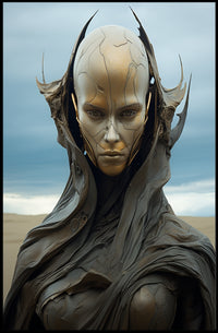 Futuristic Sentinel Poster