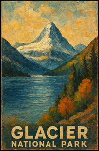 Glacier National Park Poster