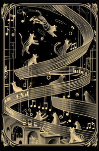 Futuristic Cityscape Art Poster
