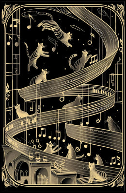 Futuristic Cityscape Art Poster