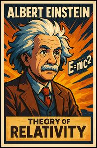 Albert Einstein Theory Of Relativity Poster