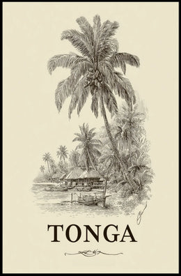 Tropical Paradise Tonga Poster