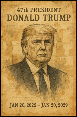 Donald Trump The 47th Commander-in-Chief Poster