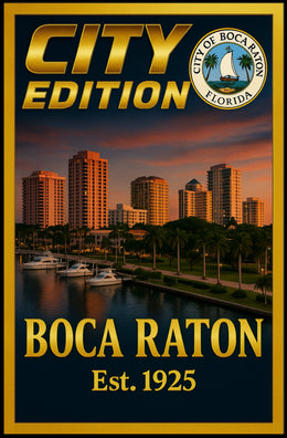 Boca Raton City Edition Poster