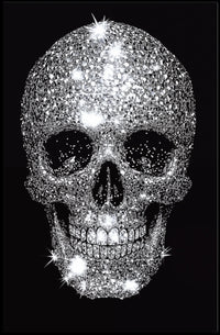 Skull Diamonds Luxurious Striking Poster