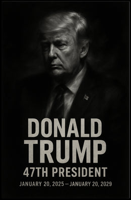Trump Contemplative Leader Collectors Cinematic Poster