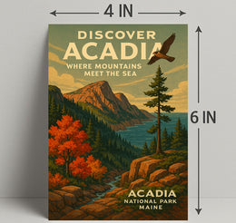 Discover Acadia National Park Wall Art PosterGoat