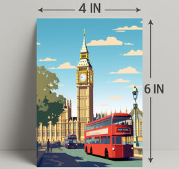 London Landmarks Big Ben And Poster
