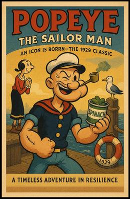 Popeye 1929 Art Poster POP-42