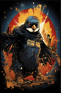 Raven Hero Tactical Adventure Art Poster