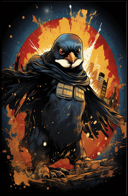 Raven Hero Tactical Adventure Art Poster