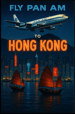 Fly to Hong Kong Poster