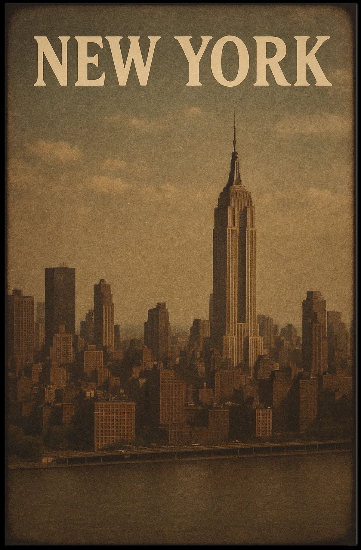 New York Skyline Poster