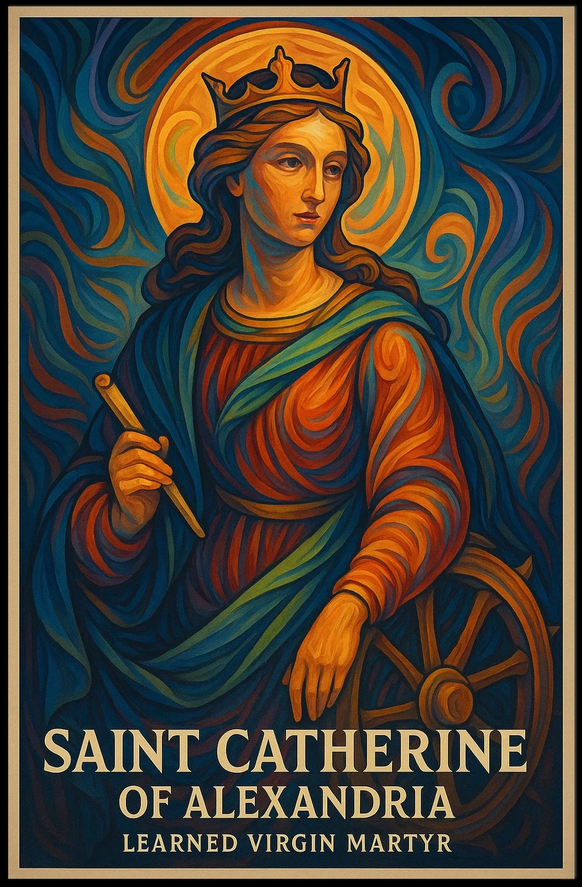 Saint Catherine of Alexandria Poster