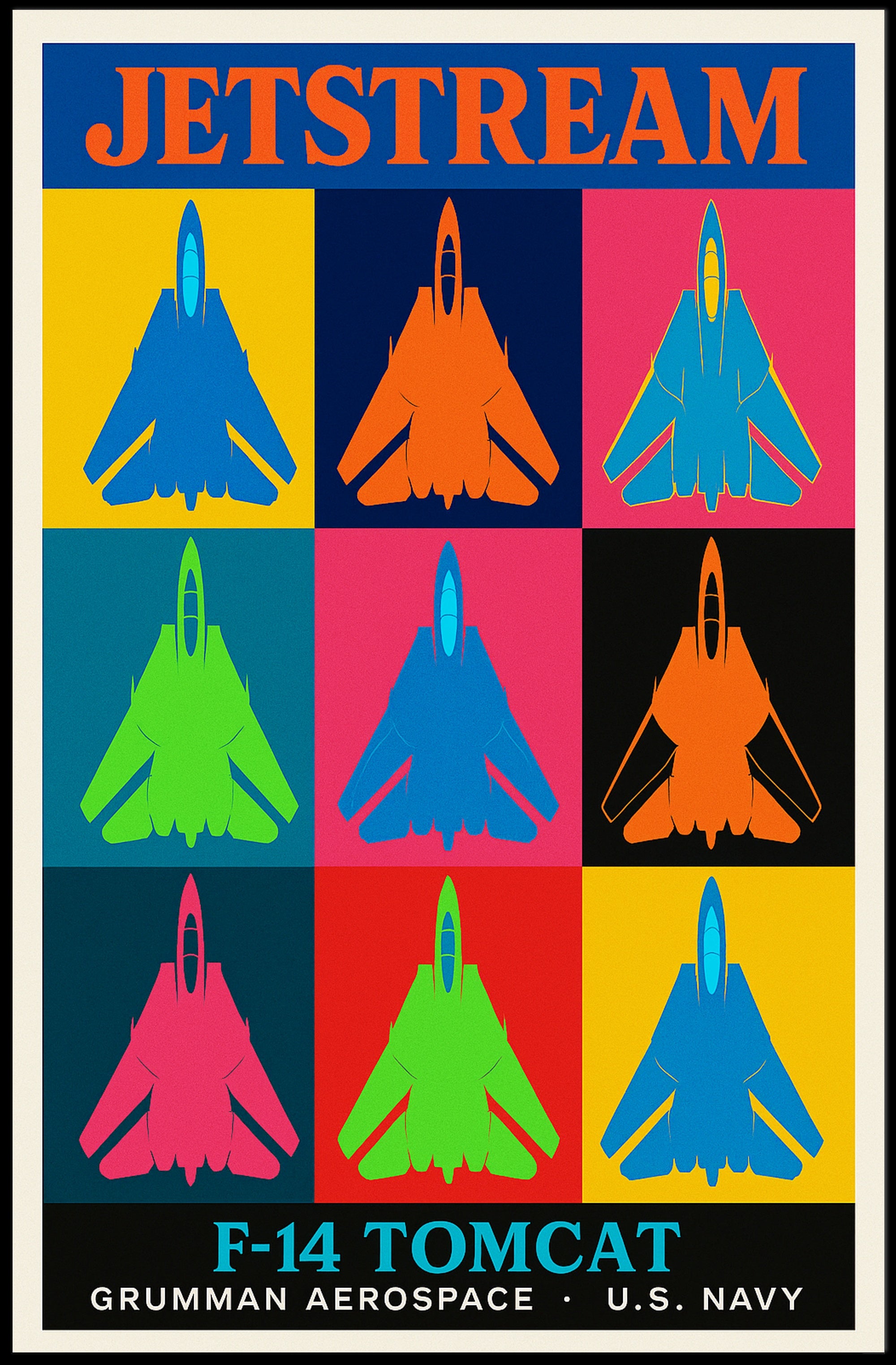 Jetstream F-14 Tomcat Poster PosterGoat