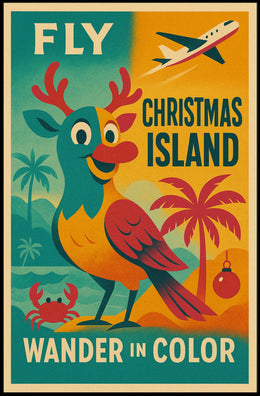 Fly to Christmas Island Poster
