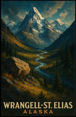 Wrangell-St. Elias, Alaska Poster