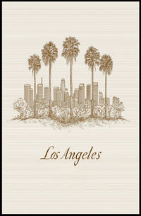 Los Angeles Skyline Poster