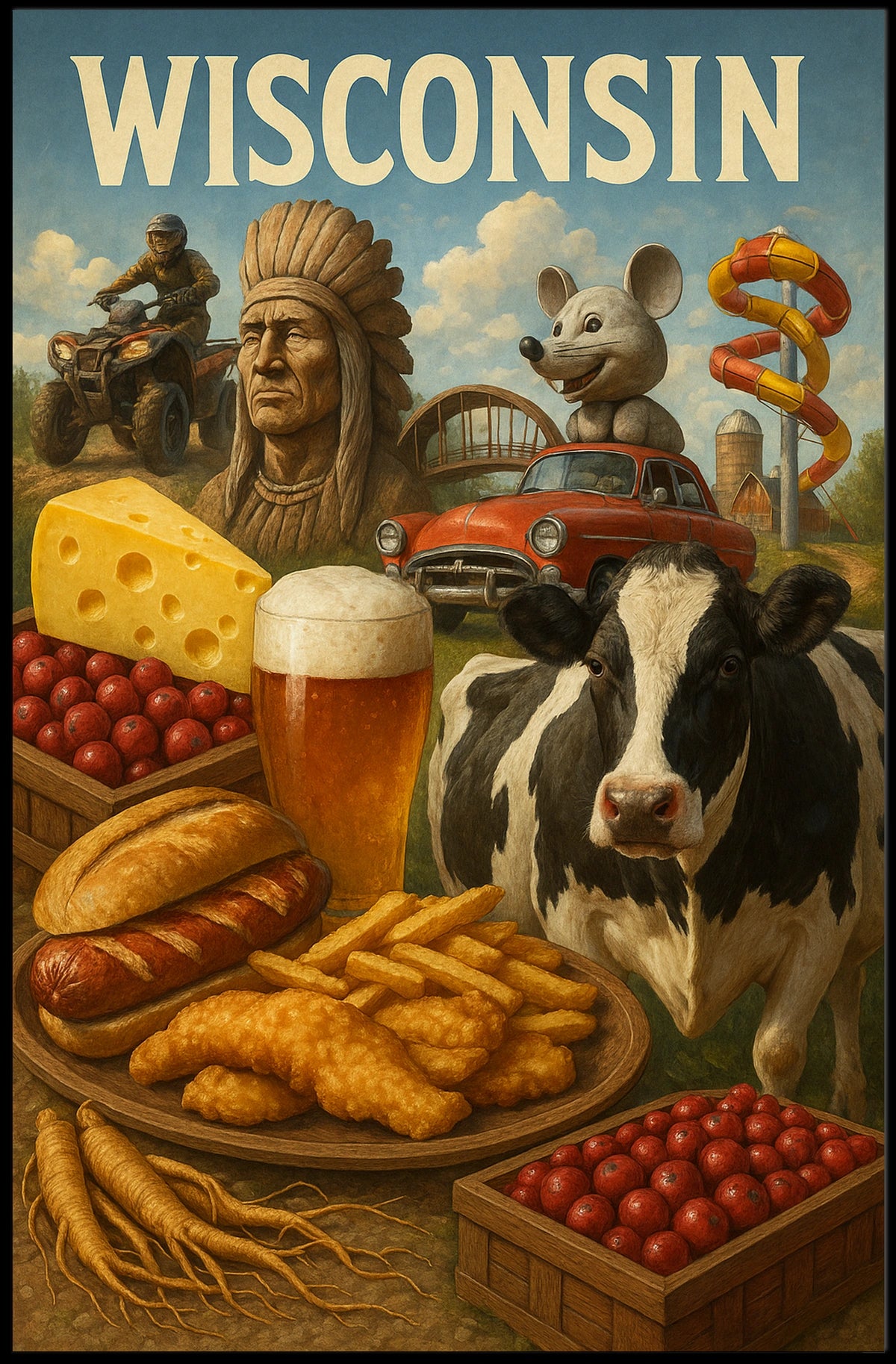Wisconsin Wonders Poster