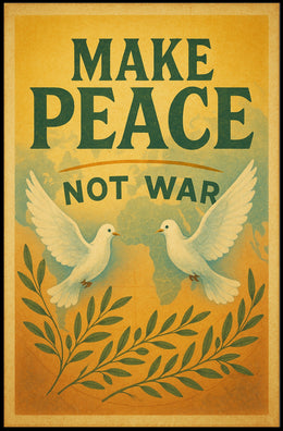 Make Peace Not War Poster