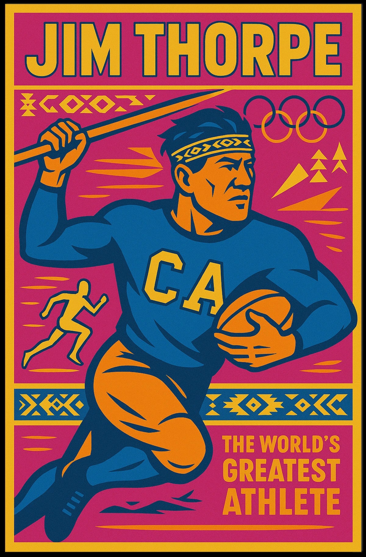The Worlds Greatest Athlete Poster