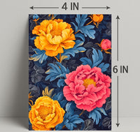 Vivid Floral Elegance Art Print - Abstract or Artistic Poster