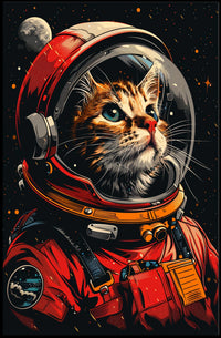 Cosmic Cat Explorer Poster