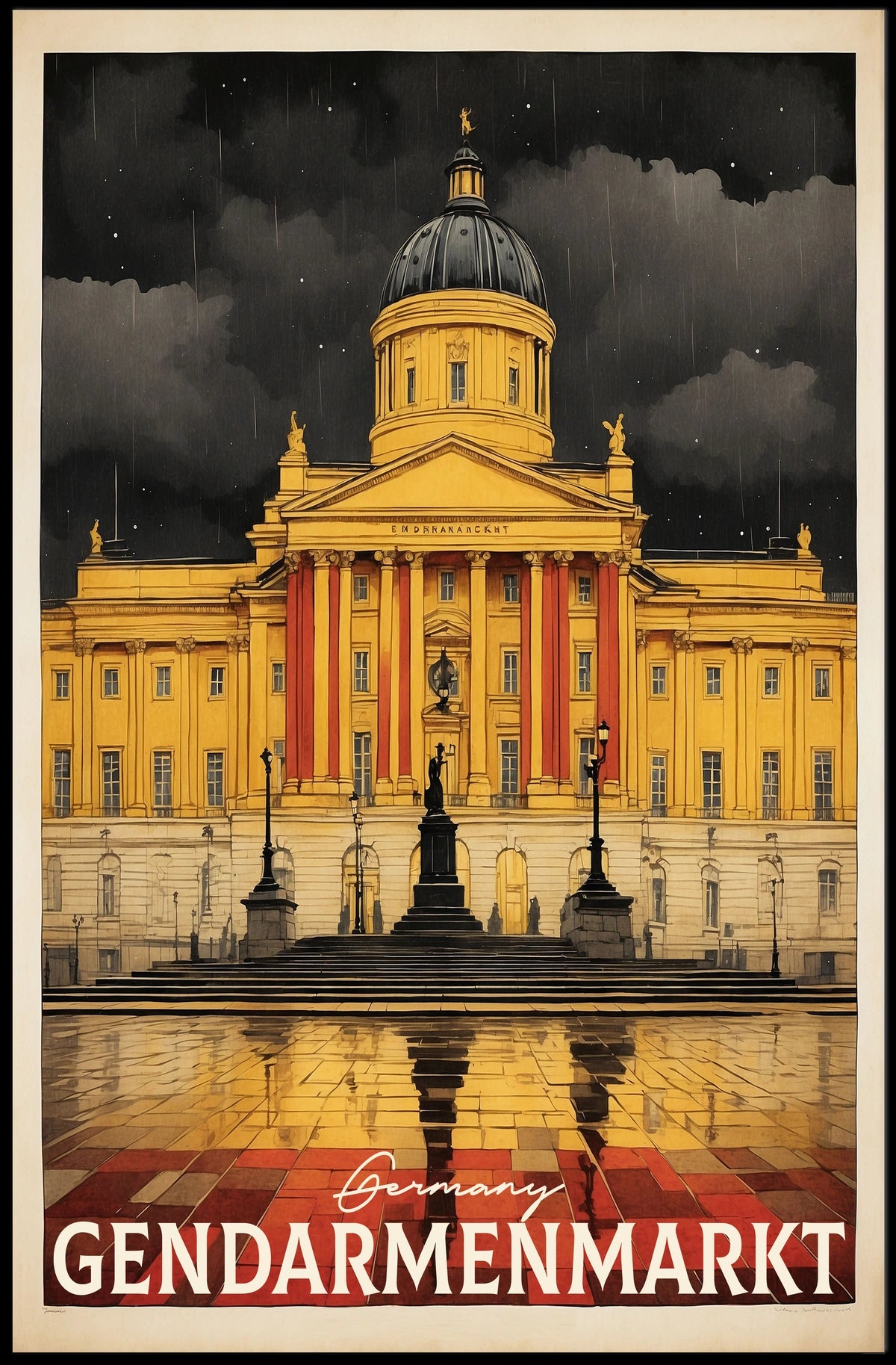 Gendarmenmarkt Architectural Elegance Poster