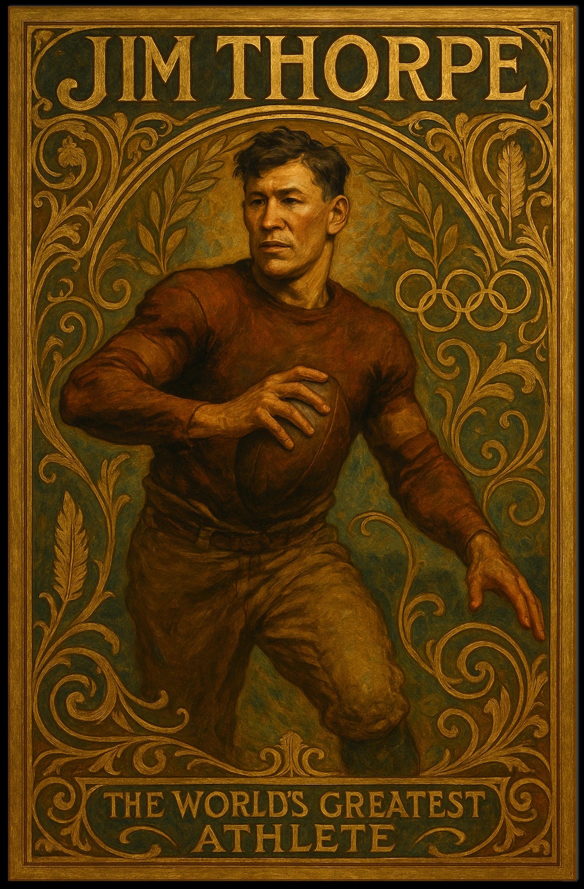Jim Thorpe The Worlds Greatest Athlete Poster